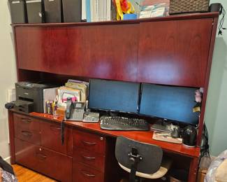 Credenza matches desk 67H x 72L x 20D 150.00 or make offer