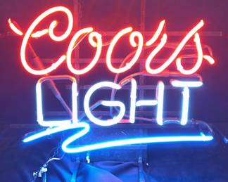 Coors Light Neon Sign