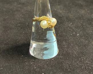 14k Pearl Ring
