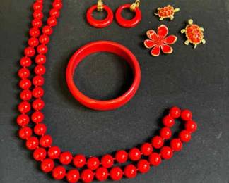 Red Costume Jewelry