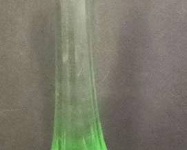 Vaseline Glass Vase