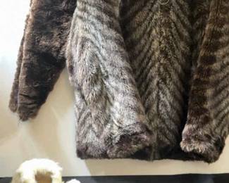 Saks Fifth Avenue Faux Fur Jacket
