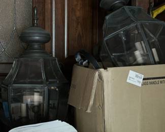 Working outdoor lamps/sconces
2 large
3 small
$150.00