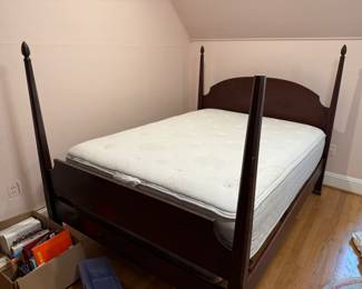 #48 Antique full 4 poster bed as is $50.00