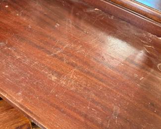 #50 Antique vanity with chair as is 35x21x56 $60.00