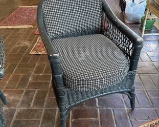 #27 Antique wicker chair $50.00