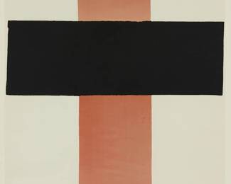 1367
After Kazimir Malevich
1879-1935
An exhibition poster for "Malevich: Pasadena Museum of Modern Art, January 26-March 24, 1974"
Offset lithograph in colors on poster paper
From the edition of unknown size
Appears unsigned
Sight: 35.5" H x 23.5" W
Estimate: $200 - $300