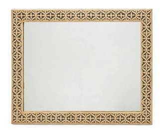 1061
20th century
A Contemporary carved bone frame mirror
The wood frame with applied bone decoration depicting floral motifs
36.5" H x 49" W
Estimate: $400 - $600
