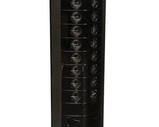 1172
2008
A Ferrari "Art Engine" floor-standing speaker
From the edition of 1,000
Marked verso: David Wiener Ventures / [Ferrari logo] / ART.ENGINE; serial number: DWV-FAE506H07004-1
With wired and wireless inputs, housed in an original red felt branded bag, electrified
47.25" H x 18" W x 10" D
Estimate: $3,000 - $5,000