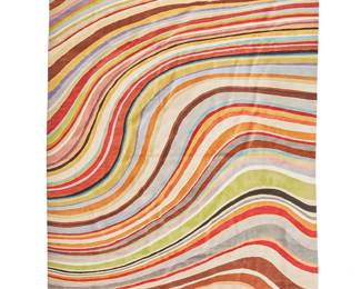 1145
Early 21st century
A Paul Smith rug
Marked verso along selvage edges: The Rug Company
Wool on wool foundation
15' 10" L x 10' 1.5" W
Estimate: $1,500 - $2,500