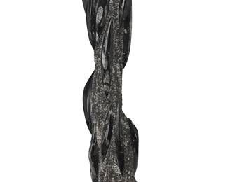 1188
20th/21st century
An orthoceras fossil tower specimen
Comprising approximately seventeen orthoceras cephalopod fossils, each polished in relief within a chisel-prepared matrix
26" H x 7" W x 6.5" D
Estimate: $200 - $300