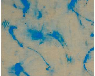1270
Max Ruf
b. 1982
Untitled, 2013
Toner pigment on linen
Signed and dated on the upper edge overlap of the linen: Max Ruf 2013
77.25" H x 52.75" W
Estimate: $500 - $700
