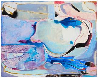 1225
Sonia Gold
b. 1959
"Save our oceans #1," 2017
Acrylic, oil, and mixed media on board
Signed in the lower edge, at center: Sonia Gold; signed again, titled, and dated, verso
24.25" H x 30" W
Estimate: $600 - $800