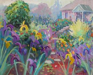 1247
Silvio Silvestri
20th Century
"Sonoma"
Oil on canvas
Signed lower right: Silvestri; titled on the canvas overlap
22" H x 28" W
Estimate: $400 - $600