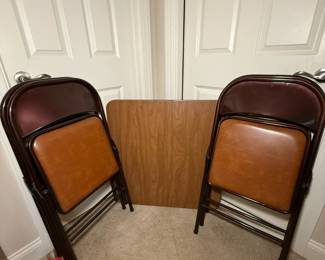 Folding Table & Chairs