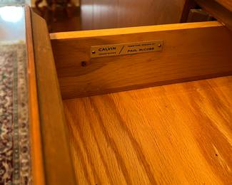 the sideboard in the dining room is paul mccob