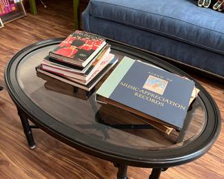 faux bamboo coffee table