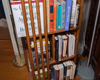 Oak Rotating Bookcase