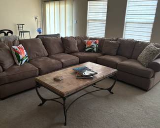 Lower level has so much to see!  Don't miss all that is down there.  (Sectional stays with home)