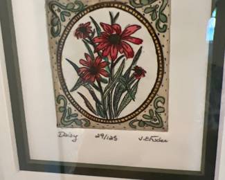 Daisy Lithograph 