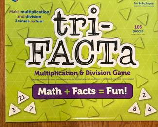 Learning Resources "tri-FACTa" math game