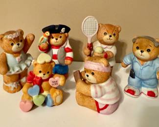 Enesco Lucy Rigg miniature ceramic bears