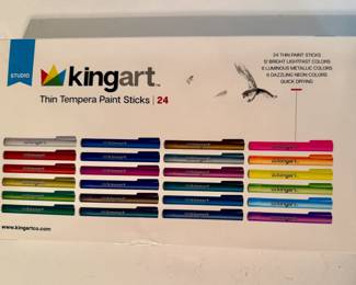 Kingart Thin Tempera Paint Sticks
