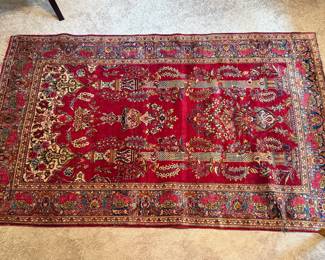 Vintage Persian style area rug (approx. 3x5')