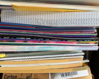 Assorted office supplies