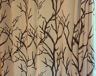 Tree branch window panels