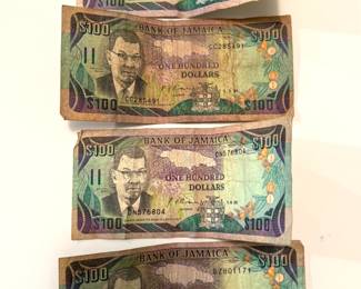 Jamaican currency from 1991-1993