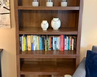 Solid wood bookcase