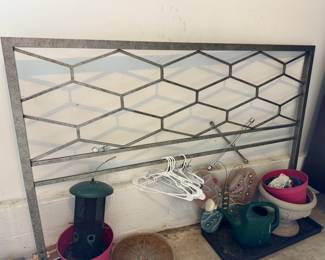 King size metal headboard