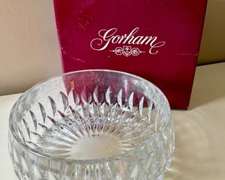 Gorham "Althea" crystal bowl