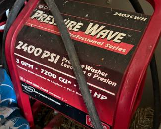 Pressure Wave 2400 PSI pressure washer