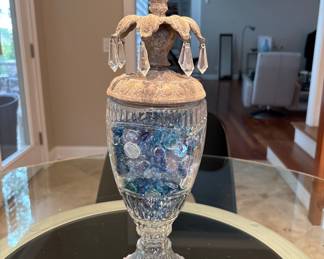 Vintage Jar w/Metal Top!
