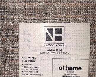 Natco Home Area Rug 60"x87"!