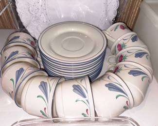 Lenox Chinastone Cups & Saucers!
