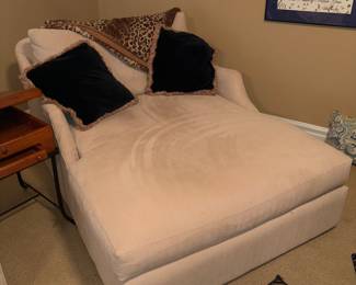 Arhaus Oversized Cream Chaise Lounge!