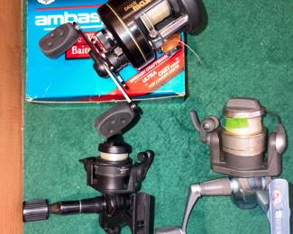 Shimano Spinning Reel Quickfire II 1000, Quantum Micro Msc Reel, ABU Garcia Ambassadeur Black Max 3600 Bait Casting Reel In Box!