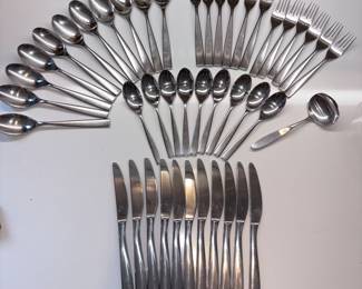 WMF Cromargan Stainless 44 Pc Flatware Germany!