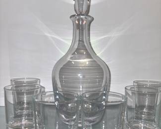 Glass Decanter & Glasses Set!
