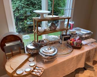 Entertaining Supplies, Picnic @ Ascot Bamboo Deluxe Half Moon Charcuterie Board Set!