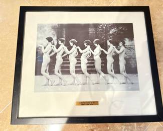 Framed Print Chorus Line A-G!
