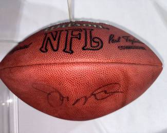 NFL Football Signed by Joe Montana No COA!
