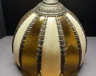 Glass And Metal Lampshade