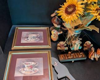 Cozy Country Kitchen and Home Decor Lot Tea Time Farmhouse Accents