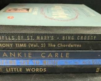 Vintage 78 RPM Record Lot Bing Crosby, The Chordettes, Frankie Carle More