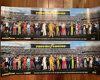 Goodyear NASCAR 2016 Posters GE Poster