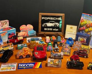 Volkswagen Toy Car Memorabilia Collection VW Beetles, Hot Wheels, Novelty Items, and More